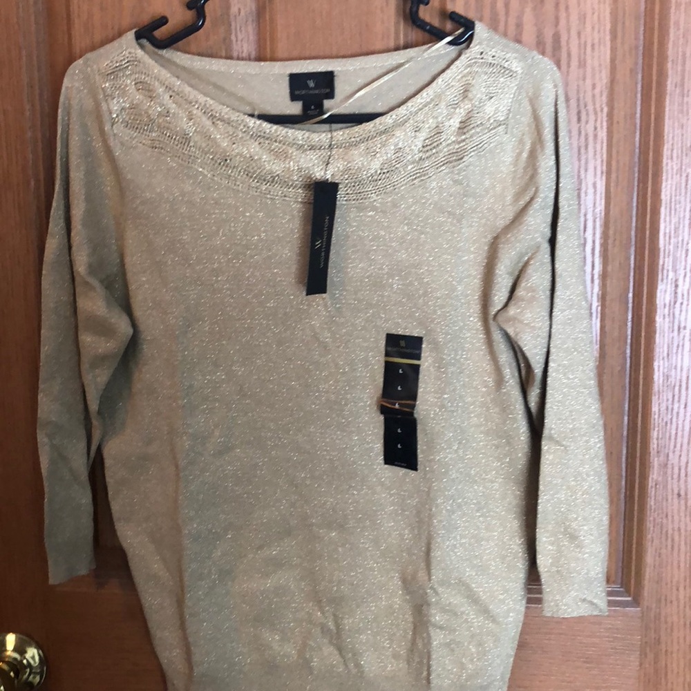 Gold lightweight sweater